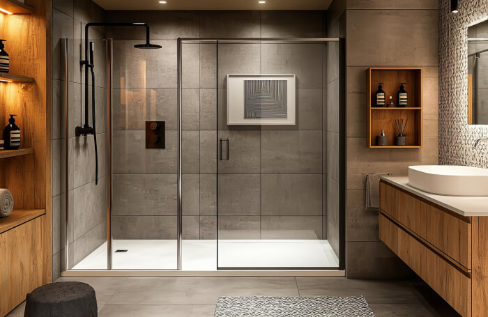 bathroom with lightings