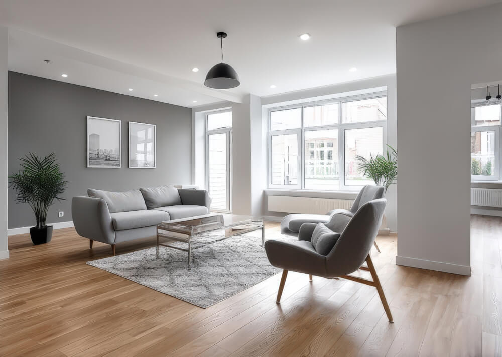 Contemporary Open Space Remodeling after