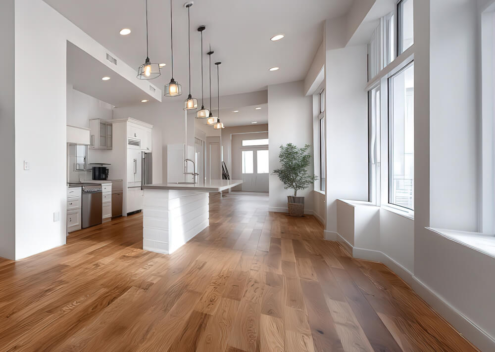 Hardwood Flooring Transformation after
